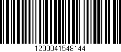 Código de barras (EAN, GTIN, SKU, ISBN): '1200041548144'