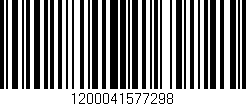 Código de barras (EAN, GTIN, SKU, ISBN): '1200041577298'