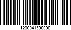 Código de barras (EAN, GTIN, SKU, ISBN): '1200041590808'