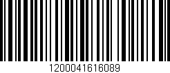 Código de barras (EAN, GTIN, SKU, ISBN): '1200041616089'