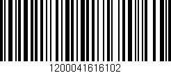 Código de barras (EAN, GTIN, SKU, ISBN): '1200041616102'