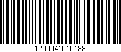 Código de barras (EAN, GTIN, SKU, ISBN): '1200041616188'