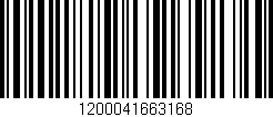 Código de barras (EAN, GTIN, SKU, ISBN): '1200041663168'