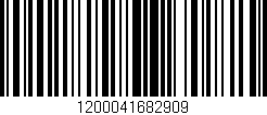 Código de barras (EAN, GTIN, SKU, ISBN): '1200041682909'