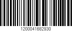 Código de barras (EAN, GTIN, SKU, ISBN): '1200041682930'