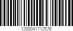 Código de barras (EAN, GTIN, SKU, ISBN): '1200041712576'