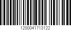 Código de barras (EAN, GTIN, SKU, ISBN): '1200041713122'