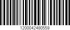 Código de barras (EAN, GTIN, SKU, ISBN): '1200042480559'