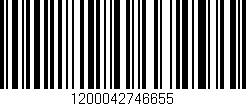 Código de barras (EAN, GTIN, SKU, ISBN): '1200042746655'