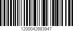 Código de barras (EAN, GTIN, SKU, ISBN): '1200042883947'
