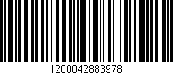Código de barras (EAN, GTIN, SKU, ISBN): '1200042883978'