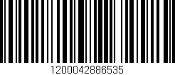 Código de barras (EAN, GTIN, SKU, ISBN): '1200042886535'