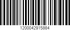 Código de barras (EAN, GTIN, SKU, ISBN): '1200042915884'