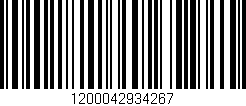 Código de barras (EAN, GTIN, SKU, ISBN): '1200042934267'