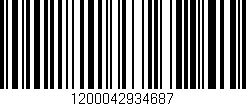 Código de barras (EAN, GTIN, SKU, ISBN): '1200042934687'