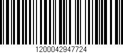 Código de barras (EAN, GTIN, SKU, ISBN): '1200042947724'