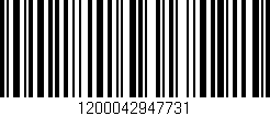 Código de barras (EAN, GTIN, SKU, ISBN): '1200042947731'