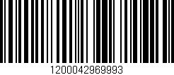 Código de barras (EAN, GTIN, SKU, ISBN): '1200042969993'