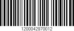 Código de barras (EAN, GTIN, SKU, ISBN): '1200042970012'