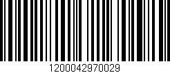 Código de barras (EAN, GTIN, SKU, ISBN): '1200042970029'
