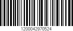Código de barras (EAN, GTIN, SKU, ISBN): '1200042970524'