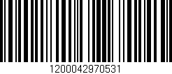 Código de barras (EAN, GTIN, SKU, ISBN): '1200042970531'