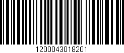 Código de barras (EAN, GTIN, SKU, ISBN): '1200043018201'