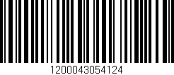 Código de barras (EAN, GTIN, SKU, ISBN): '1200043054124'