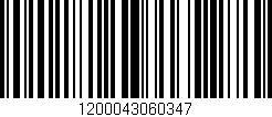 Código de barras (EAN, GTIN, SKU, ISBN): '1200043060347'