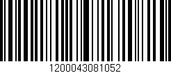 Código de barras (EAN, GTIN, SKU, ISBN): '1200043081052'