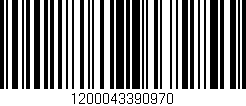 Código de barras (EAN, GTIN, SKU, ISBN): '1200043390970'