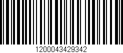 Código de barras (EAN, GTIN, SKU, ISBN): '1200043429342'