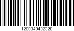 Código de barras (EAN, GTIN, SKU, ISBN): '1200043432328'