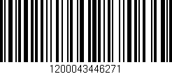 Código de barras (EAN, GTIN, SKU, ISBN): '1200043446271'