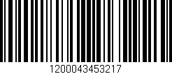 Código de barras (EAN, GTIN, SKU, ISBN): '1200043453217'