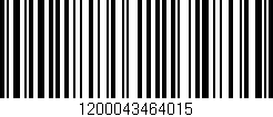 Código de barras (EAN, GTIN, SKU, ISBN): '1200043464015'