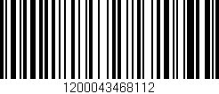 Código de barras (EAN, GTIN, SKU, ISBN): '1200043468112'