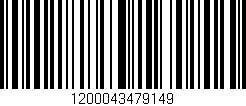 Código de barras (EAN, GTIN, SKU, ISBN): '1200043479149'
