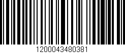 Código de barras (EAN, GTIN, SKU, ISBN): '1200043480381'