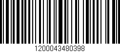 Código de barras (EAN, GTIN, SKU, ISBN): '1200043480398'