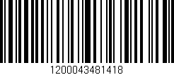 Código de barras (EAN, GTIN, SKU, ISBN): '1200043481418'