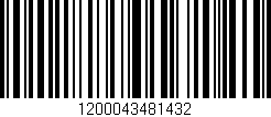 Código de barras (EAN, GTIN, SKU, ISBN): '1200043481432'
