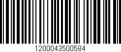 Código de barras (EAN, GTIN, SKU, ISBN): '1200043500584'