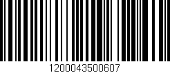 Código de barras (EAN, GTIN, SKU, ISBN): '1200043500607'