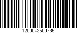 Código de barras (EAN, GTIN, SKU, ISBN): '1200043509785'