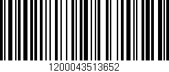 Código de barras (EAN, GTIN, SKU, ISBN): '1200043513652'