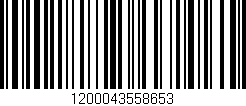 Código de barras (EAN, GTIN, SKU, ISBN): '1200043558653'