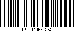 Código de barras (EAN, GTIN, SKU, ISBN): '1200043559353'