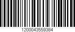 Código de barras (EAN, GTIN, SKU, ISBN): '1200043559384'