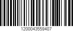 Código de barras (EAN, GTIN, SKU, ISBN): '1200043559407'